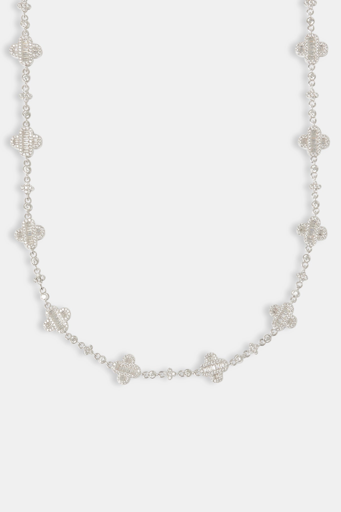 Iced Baguette Motif Chain - 10mm